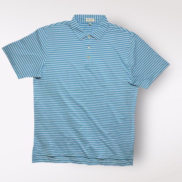 Peter Millar Men’s Summer Comfort Logan Performance Jersey‎ Polo Size L Golf - Picture 1 of 8